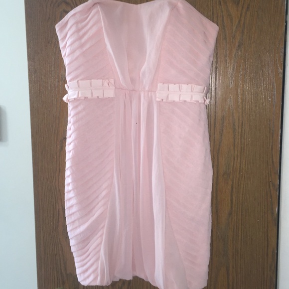 Light pink BCBG strapless mini - size 2 - Picture 1 of 8